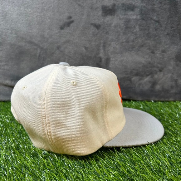 Dark Seas Division Hat Cream Gray Orange Floral Snapback Cap Adjustable Mens - Picture 5 of 10
